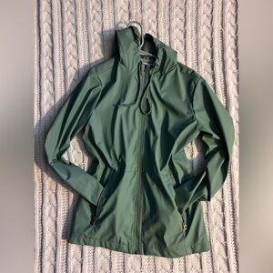 Weatherproof Women's Green lightweight rain jacket